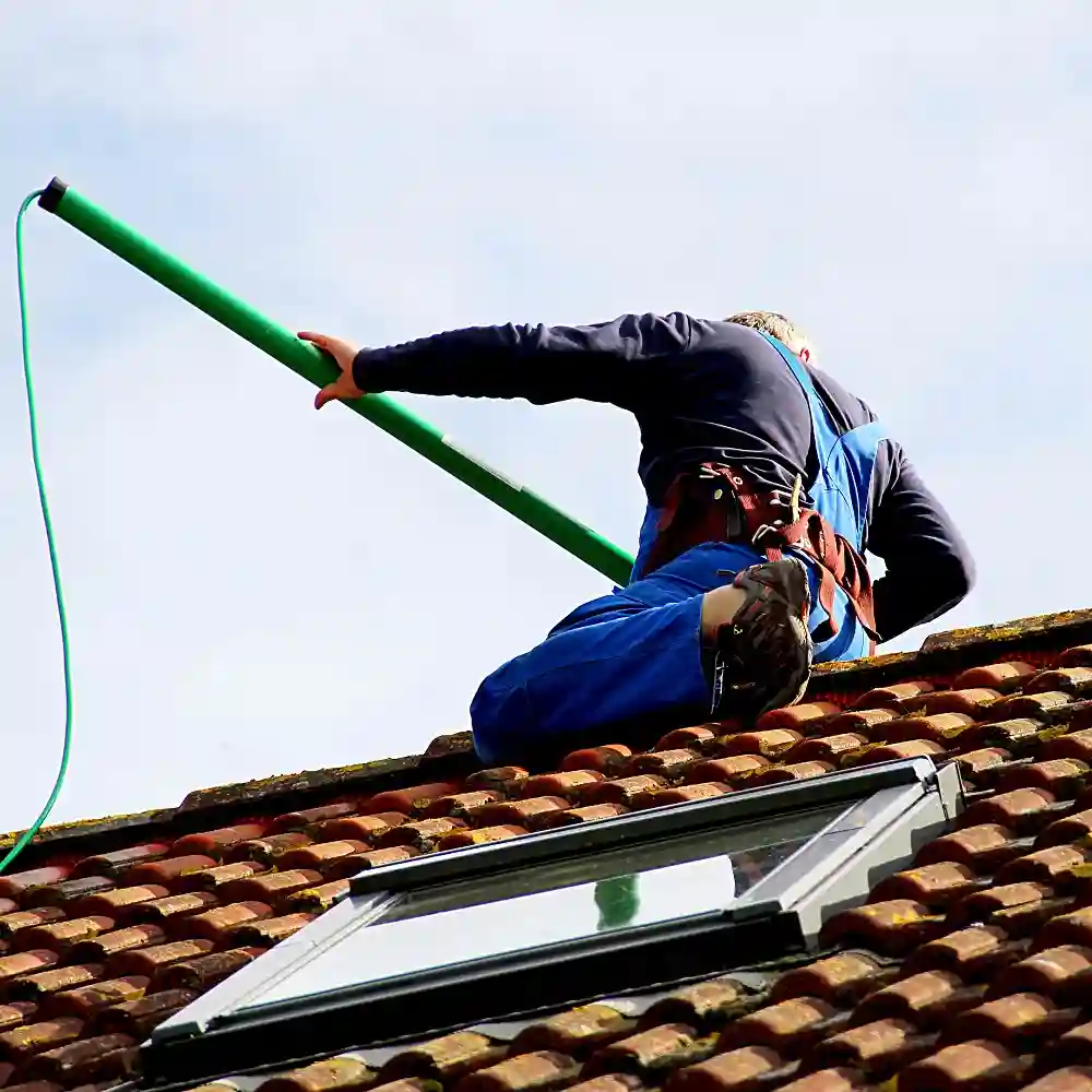 Démoussage et nettoyage de la toitureen Essonne